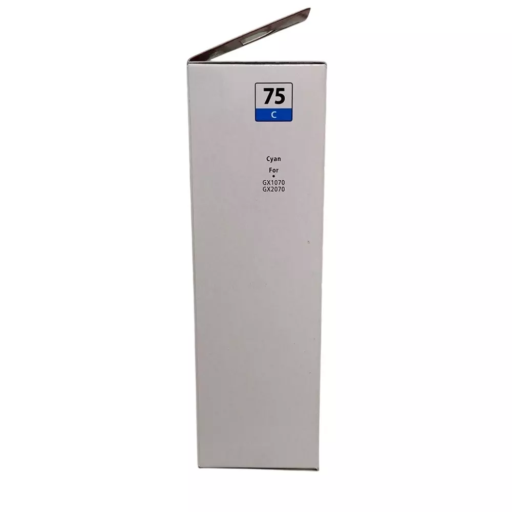Canon Ink Cartridge Cyan Ink Color 40 ml Bottle for GX1070, GX2070 Models, GI-75 C ASA