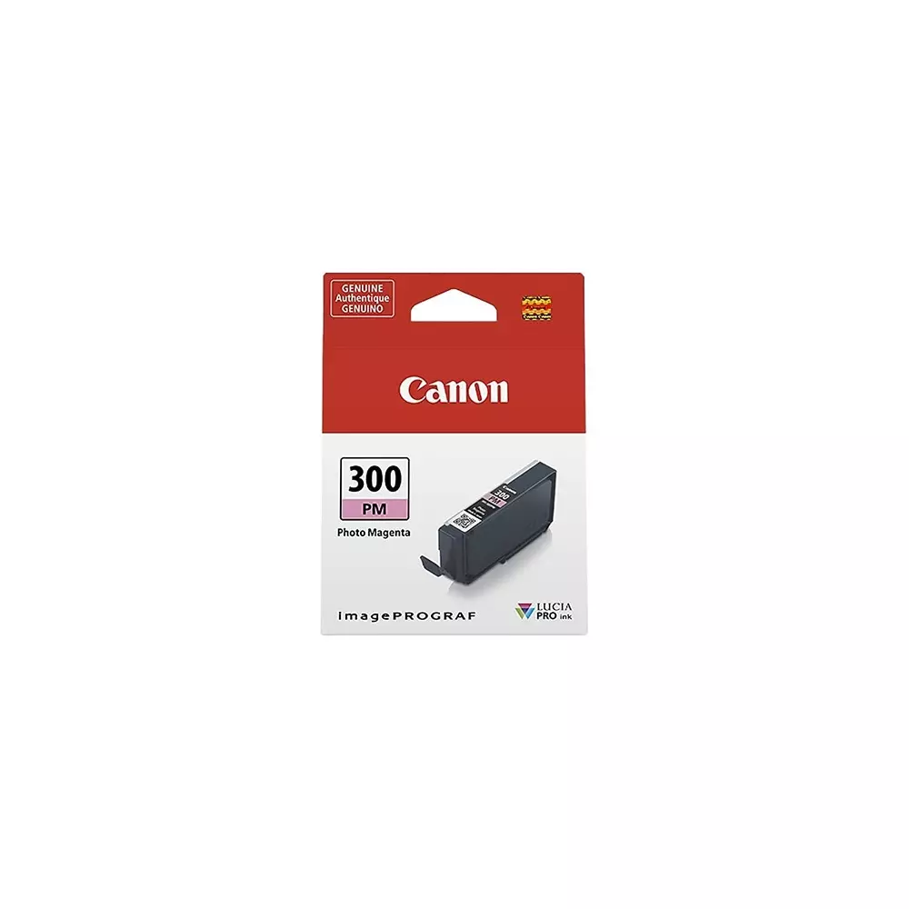Canon Ink Cartridge Photo Magenta Ink Color 14.4 ml Bottle for PRO-300 Models, PFI-300 PM