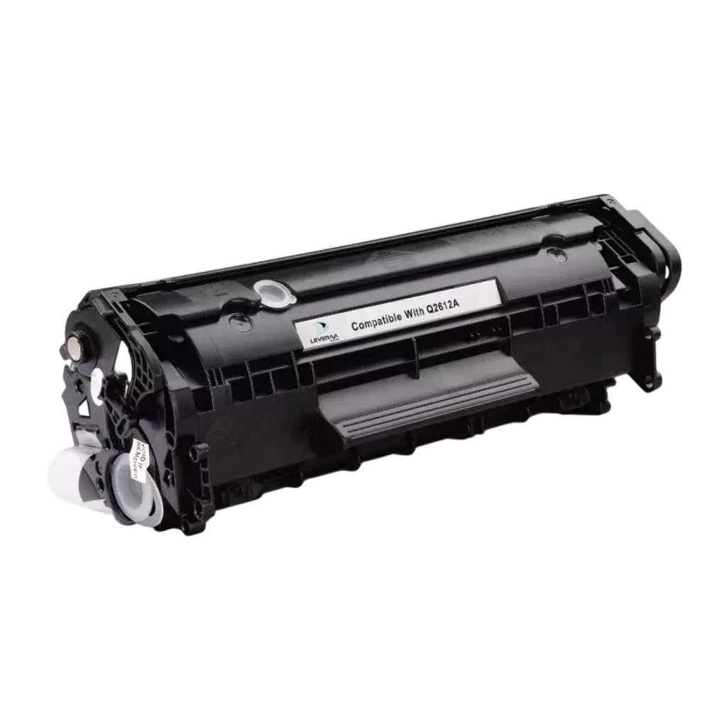 Infytone Compatible Toner Cartridge 12A/303A/FX9 Black Color Compatible For HP Q2612A (Pack of 2)