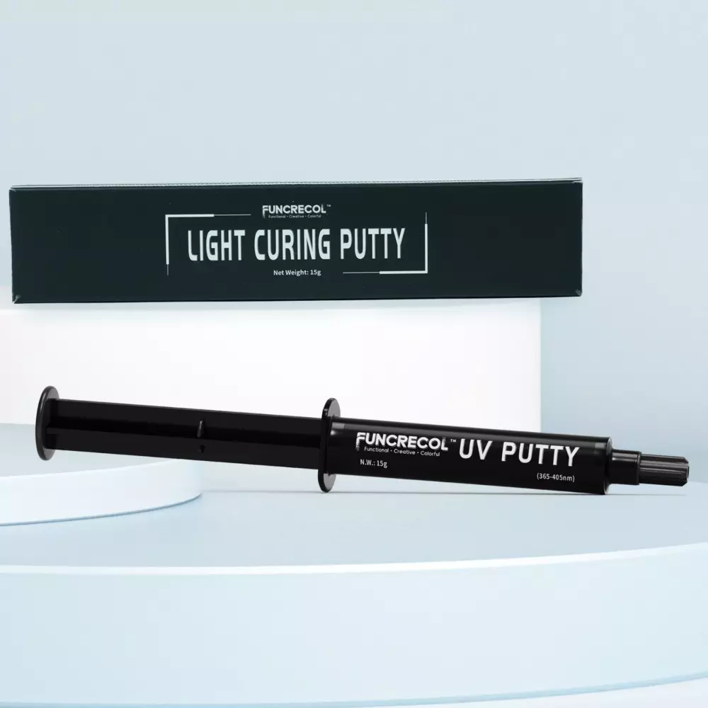 FUNCRECOL Light Curing Putty 15 g Pipe White Paste 86-90D