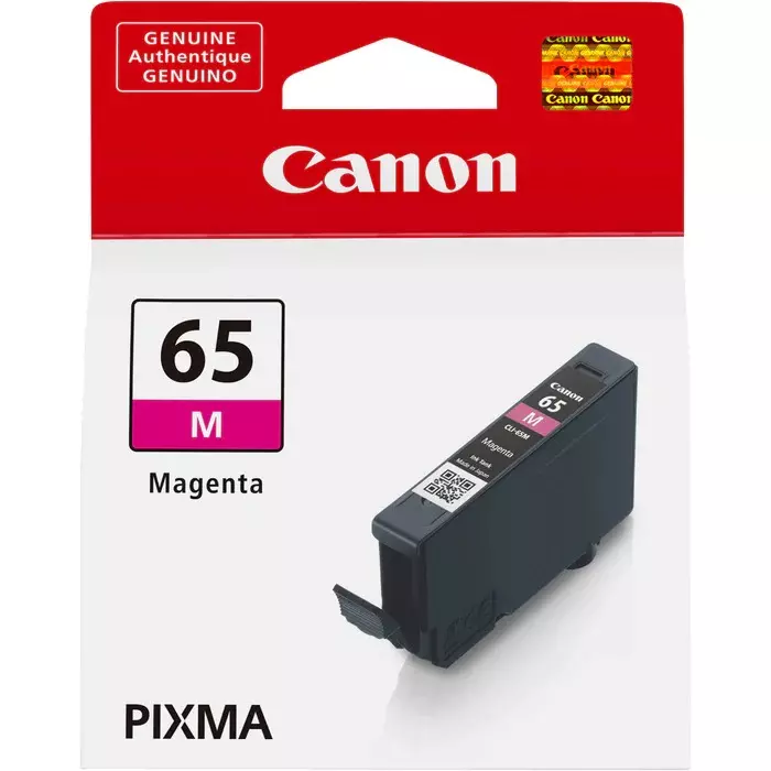 Canon Ink Cartridge Magenta Ink Color 12.6 ml Bottle for PRO-200 Models, CLI-65 M