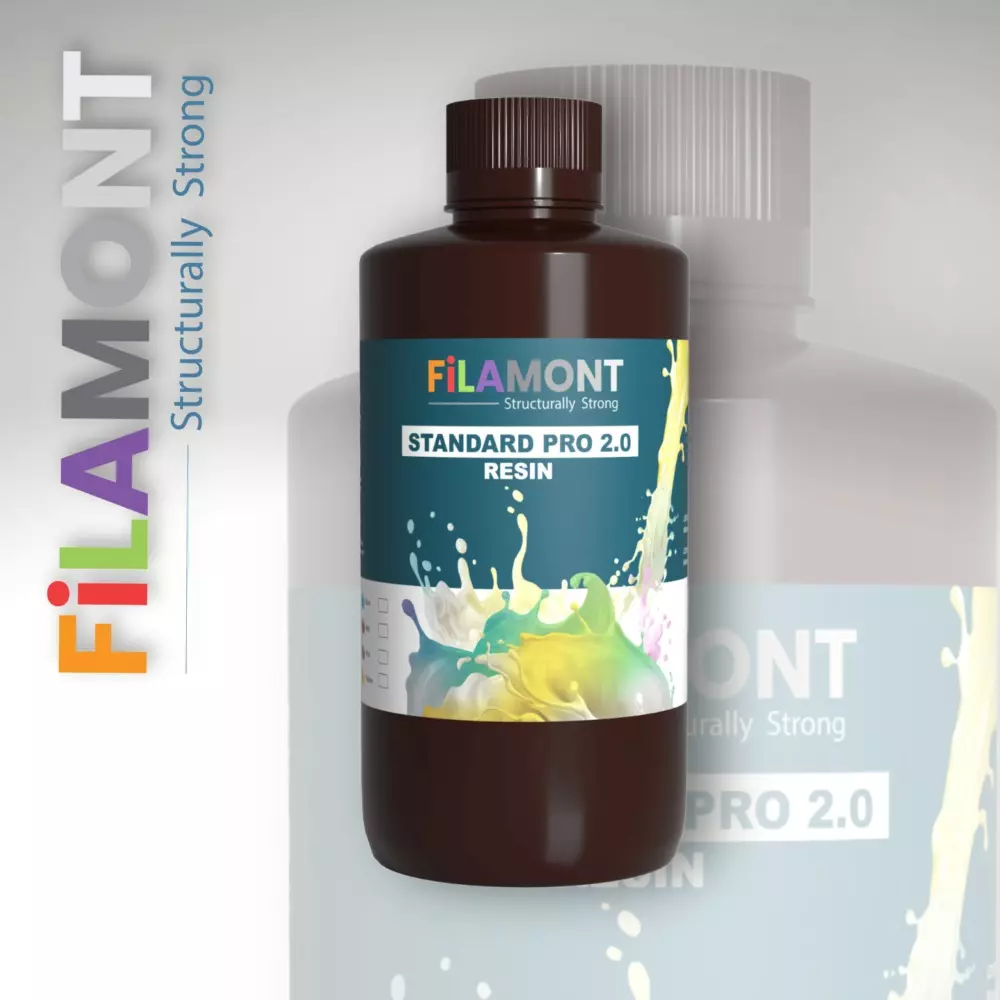 FiLAMONT Standard Pro 3D Printer Resin Pink 68 MPa