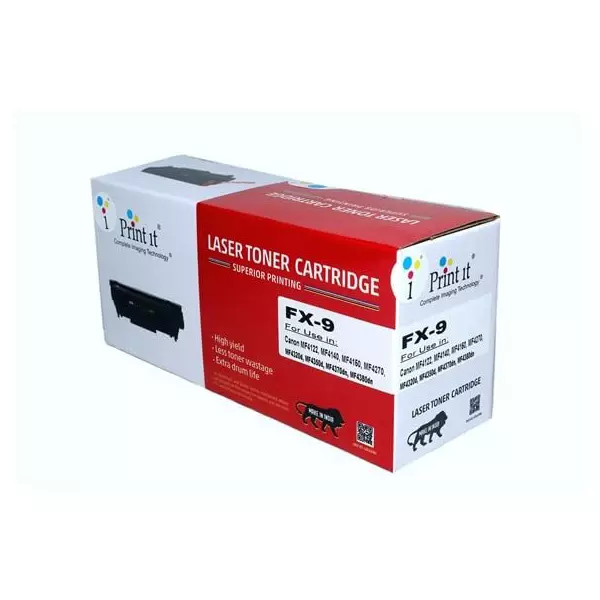 Print it LaserJet Ink Toner Cartridge Plastic Black Ink Color For LBP 2900 Printer, I-Sensys LBP 2900 b Printer, FX9