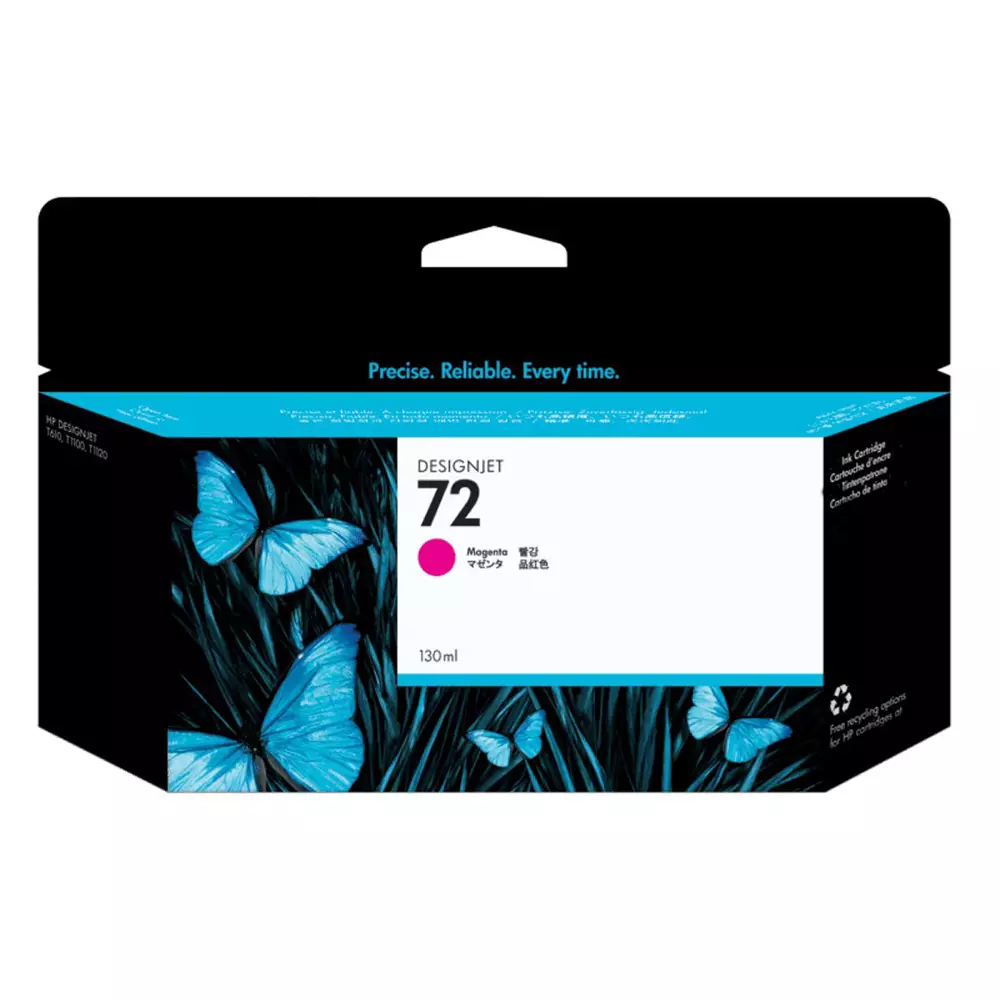 RT 72 Ink Cartridge Magenta 130 ml Volume for T610, T620, T770, T1100, T1200, T1200 HD, T2300 eMFP, T790, T1300