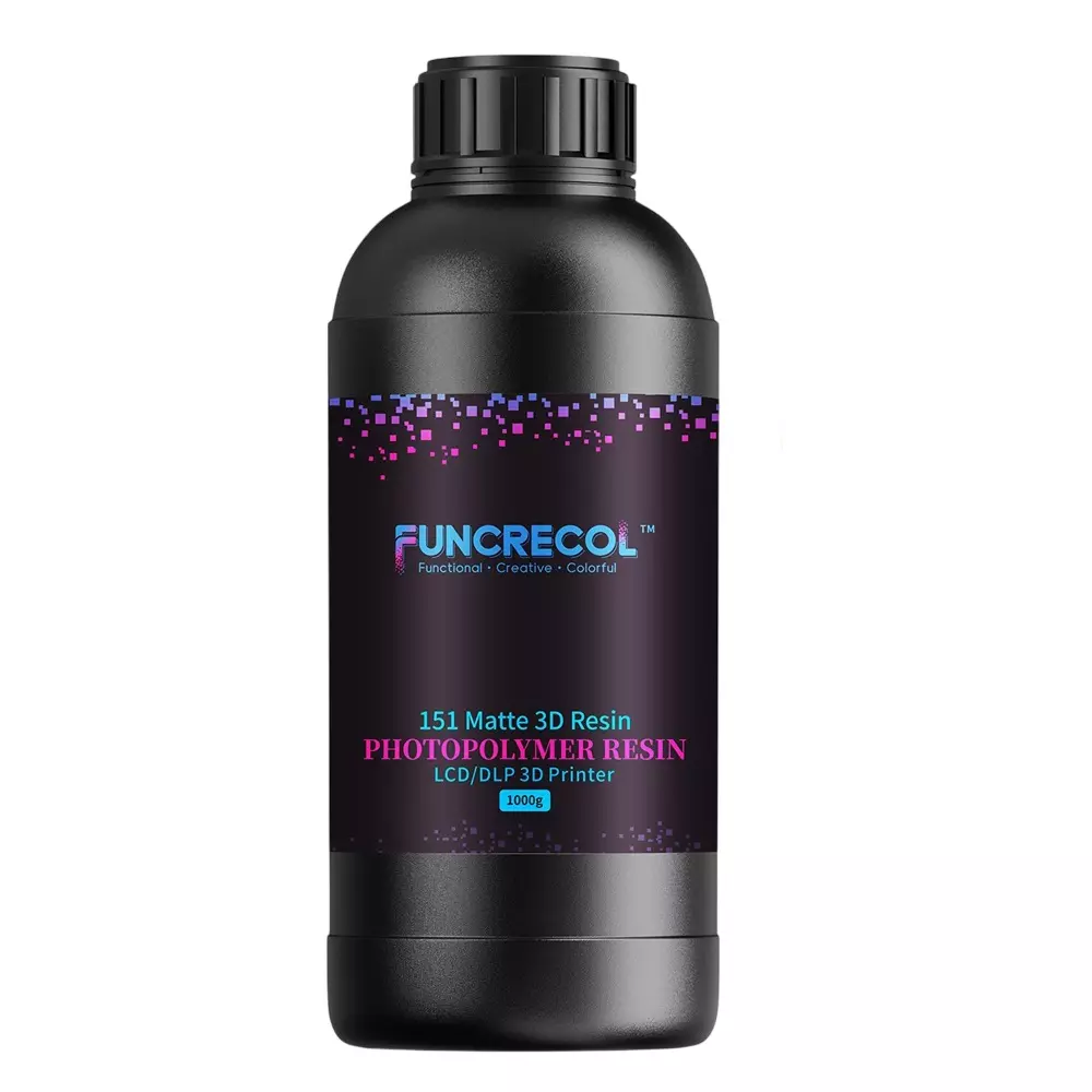 FUNCRECOL 3D Printer Resin Texture Matte Red Wax Like 85D