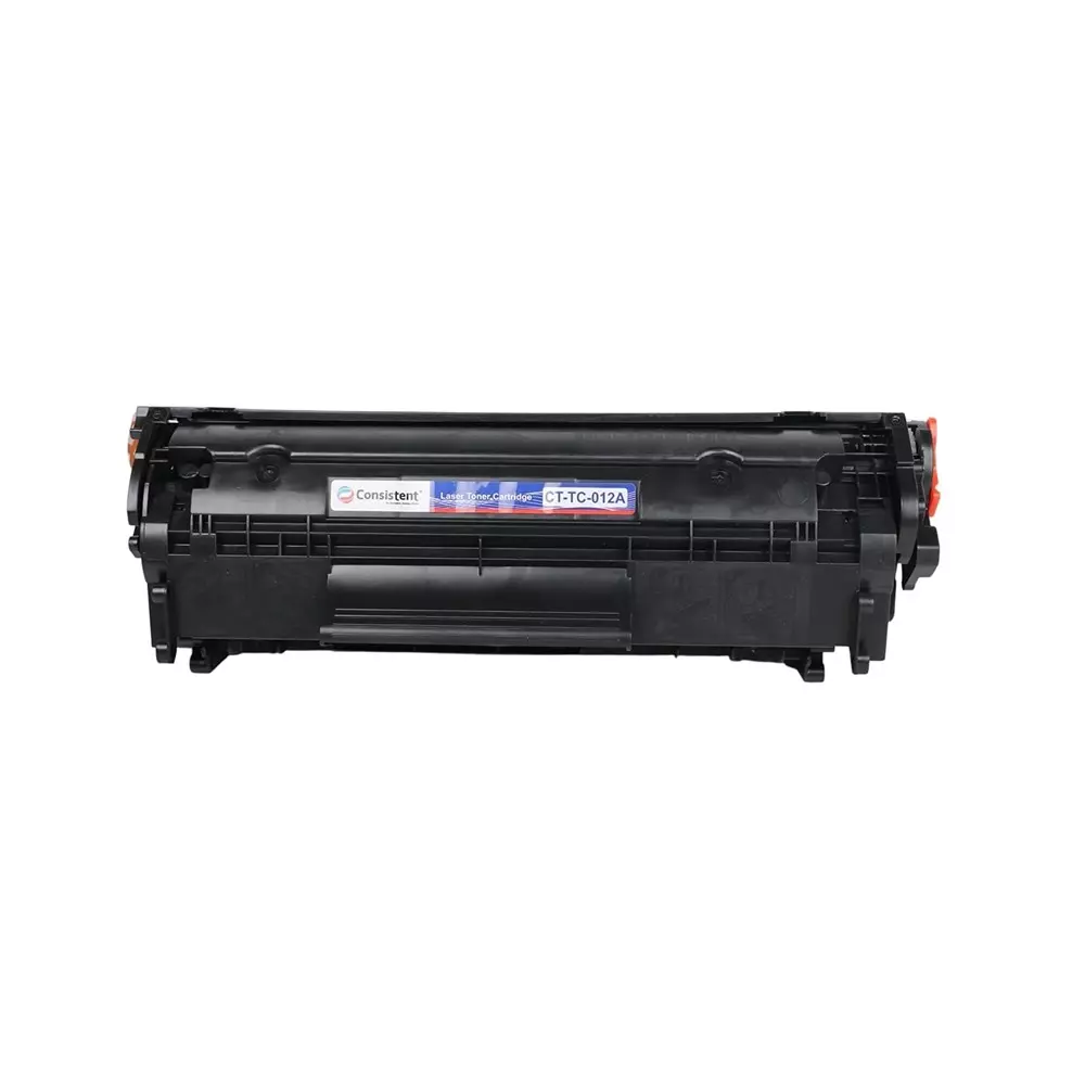 Consistent Laser Toner Cartridge 2000 Page Yield Black Ink for HPLJ- 1010/1012/1015/1018/1020/1022/1022N/3015/3020/3030/3050/3052/3055/M1005/M1005 MFP/M1319F MFP Can- LBP2900/3000, CTTC012A