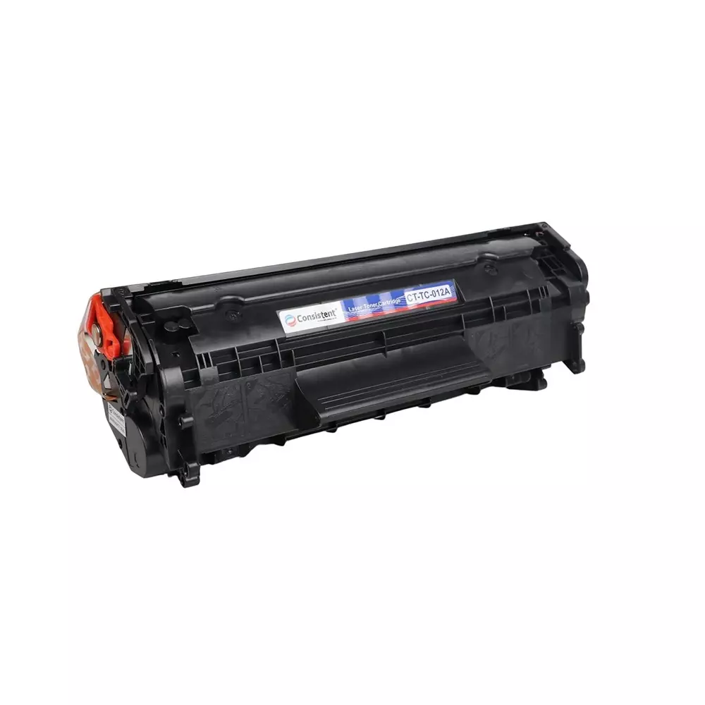 Consistent Laser Toner Cartridge 2000 Page Yield Black Ink for HPLJ- 1010/1012/1015/1018/1020/1022/1022N/3015/3020/3030/3050/3052/3055/M1005/M1005 MFP/M1319F MFP Can- LBP2900/3000, CTTC012A