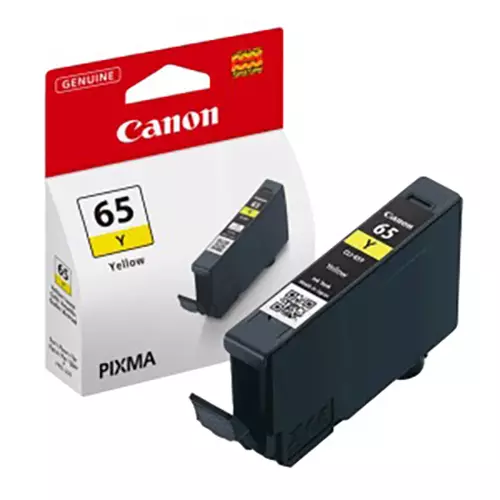 Canon Ink Cartridge Yellow Ink Color 12.6 ml Bottle for PRO-200 Models, CLI-65 Y
