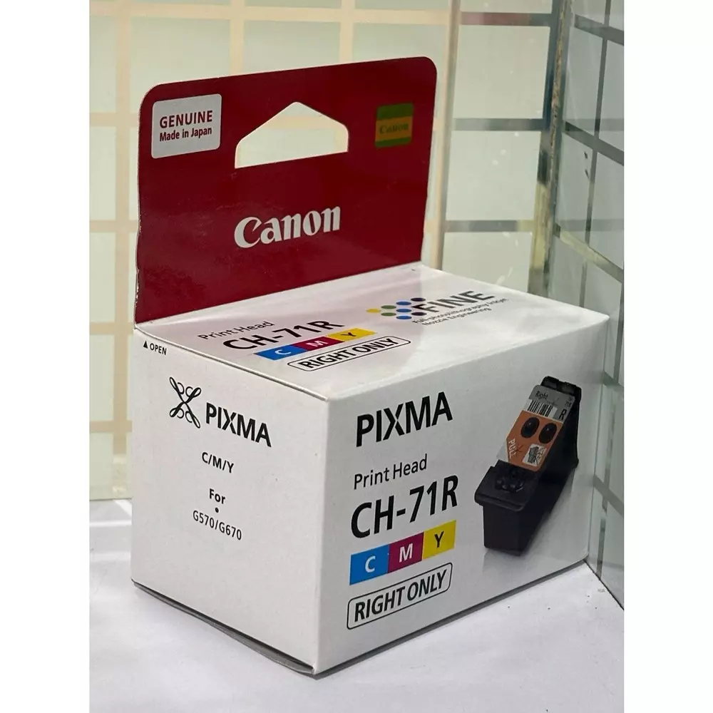 Canon Print Head Cyan, Magenta, Yellow Ink Color for G570, 670 Models, CH-71R IN