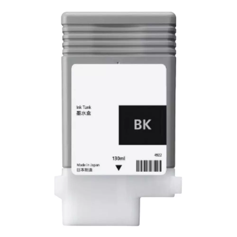RT PFI 8120 Ink Cartridge Black 130 ml Volume for Canon TM5200, TM5205, TM5300, TM5305