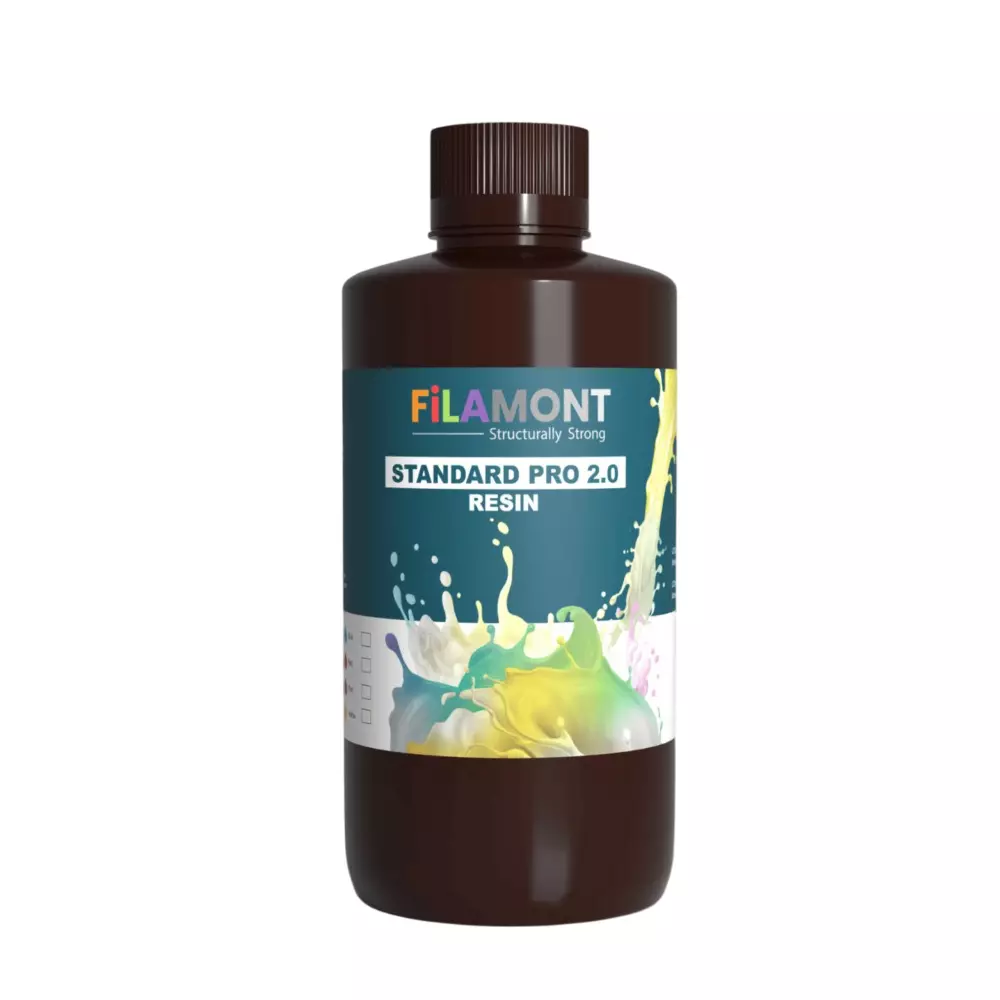 FiLAMONT Standard Pro 3D Printer Resin Red 68 MPa