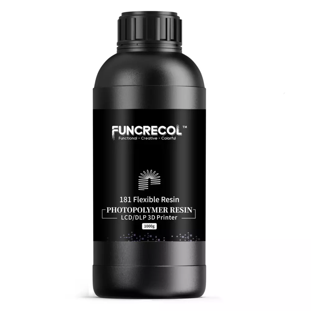 FUNCRECOL 3D Printer Resin Photopolymer Black 90-95A
