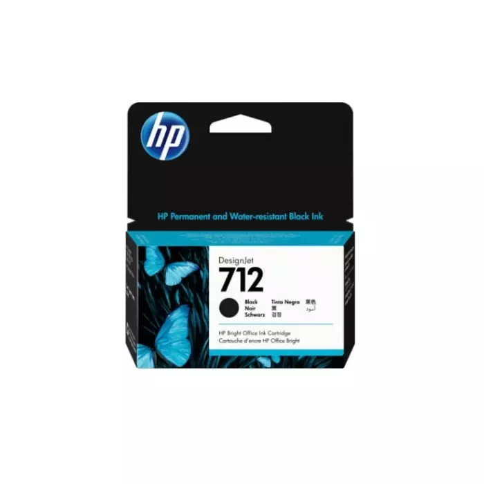 HEWLETT PACKARD Black Ink Cartridge, 3ED70A