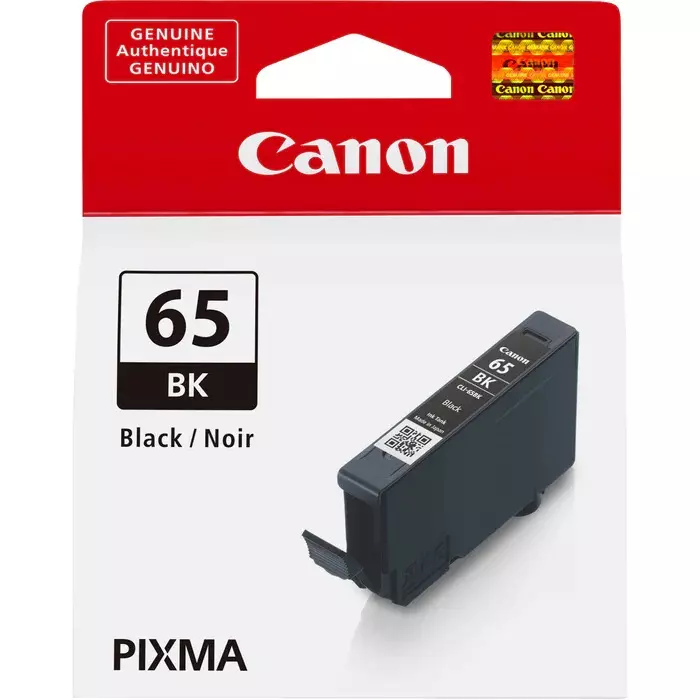 Canon Ink Cartridge Black Ink Color 12.6 ml Bottle for PRO-200 Models, CLI-65 BK