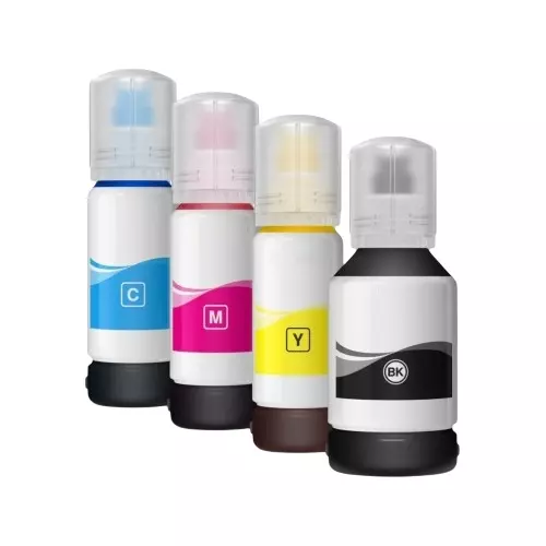 RT 008 Ink Bottle Set 70 ml (C/Y/M) & 120 ml (Black) Volume for Epson L15150, L15160, L15140, L6490, L6460 Printer