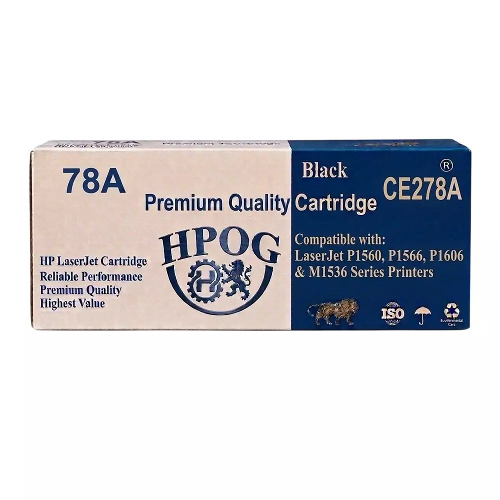 HPOG Toner Catridge Black Ink 2100 Pages Print Capacity for HP LaserJet P1560, P1566, P1606 & M1536