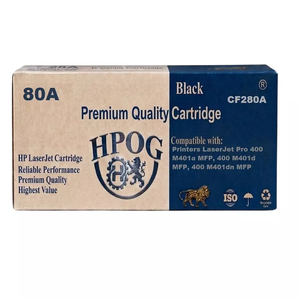 HPOG Toner Catridge Black Ink 2700 Pages Print Capacity for HP LaserJet Pro 400 M401 & MFP M425
