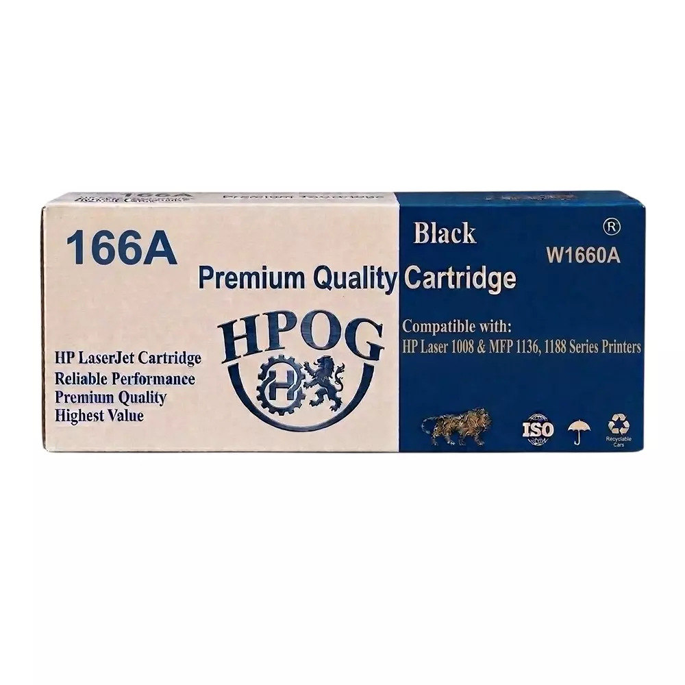 HPOG Toner Catridge Black Ink 1500 Pages Print Capacity for HP Laser 1008 & MFP 1136, 1188