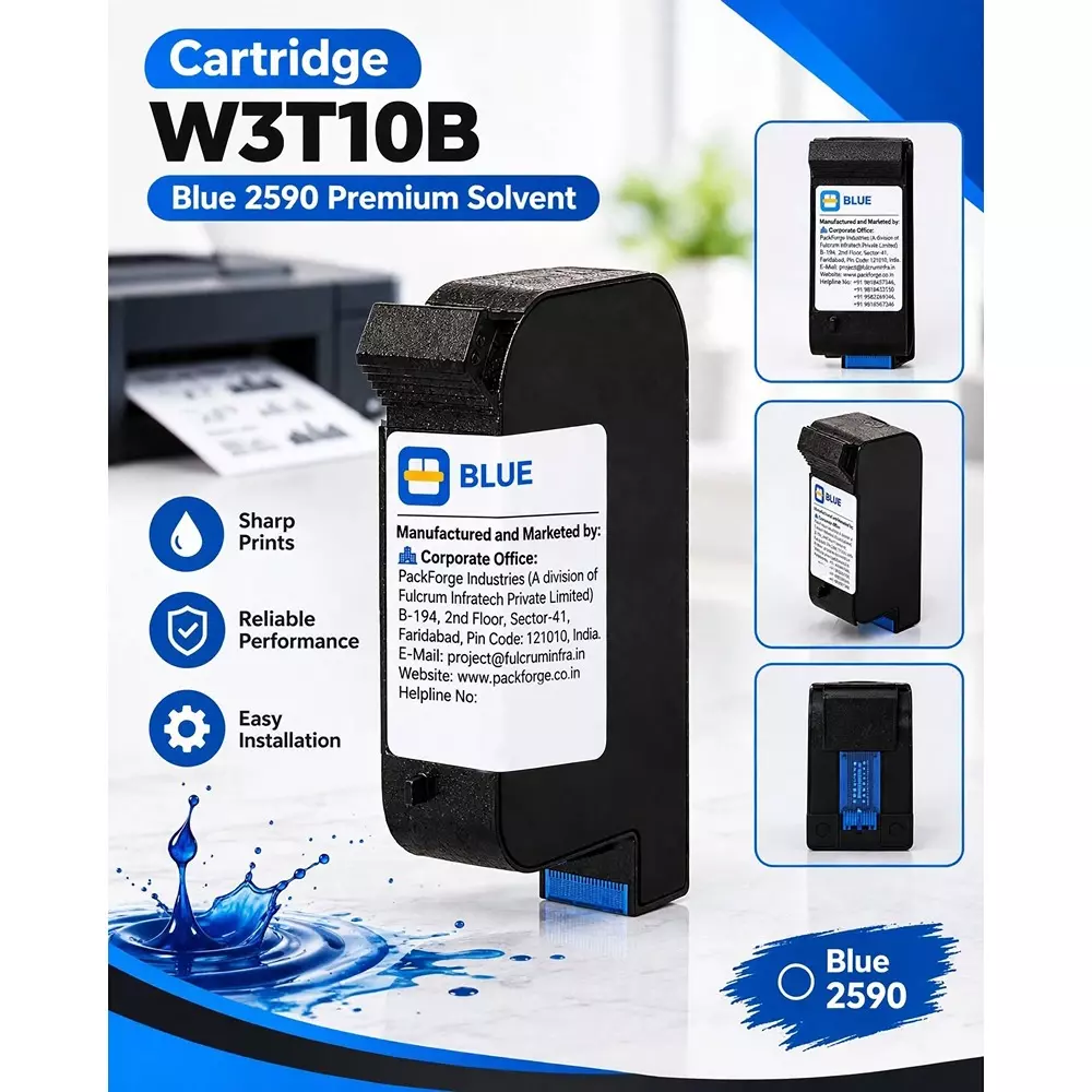 packforge-solvent-ink-cartridge-127-mm-height-print-capacity-blue-47-ml-volume-compatible-thermal-inkjet-printer-pf-ctg-127-bl