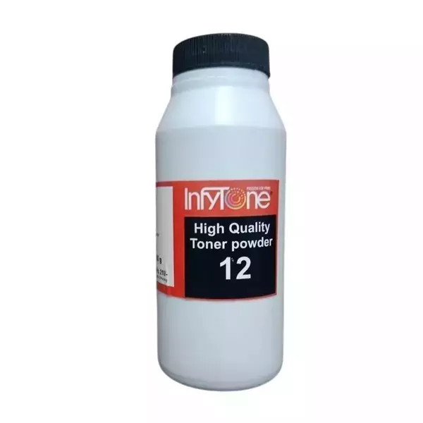 GENERIC 12A Toner Powder Black 100 g for Laser Printers and Photocopiers (Pack of 6 Pcs)