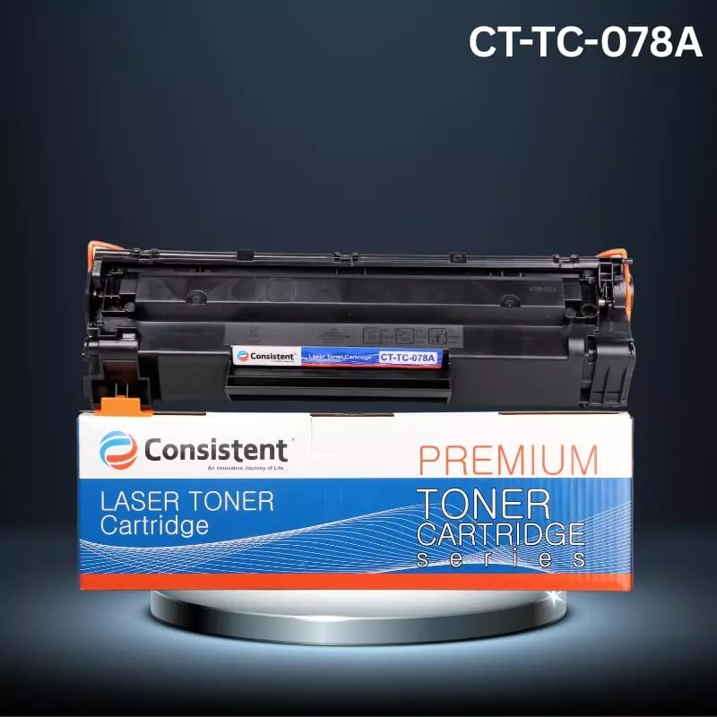 Consistent Laser Toner Cartridge 2000 Page Yield Black Ink for HP LaserJet Pro 1566/1606/1606dn/M1537dnf/M1538dnf/M1539dnf/P1536dnf/P1566/P1606dn Laser Toner Printers, CTTC078A