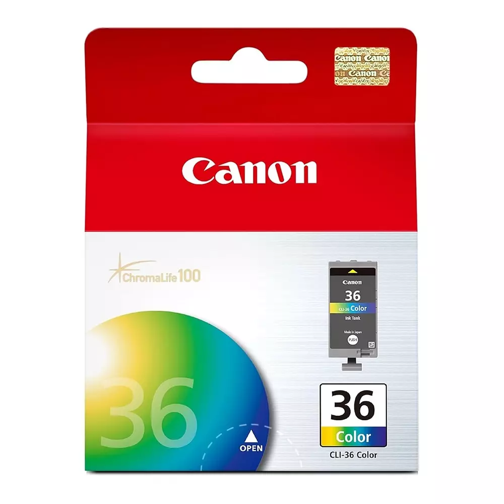 Canon Ink Cartridge Multicolor Ink Color 12 ml Bottle for iP100, 110 Models, CLI-36 CLR IN