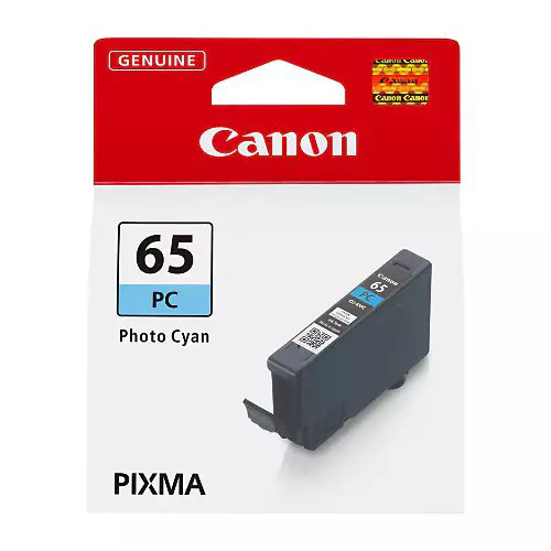 Canon Ink Cartridge Photo Cyan Ink Color 12.6 ml Bottle for PRO-200 Models, CLI-65 PC