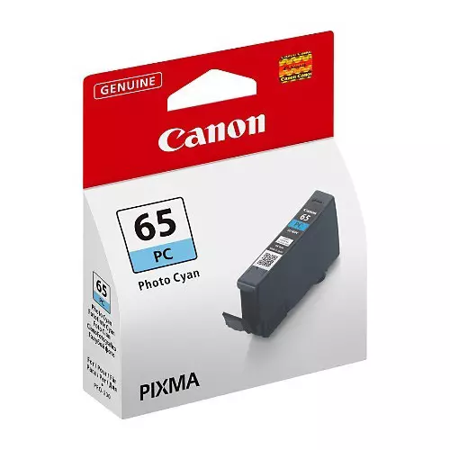 Canon Ink Cartridge Photo Cyan Ink Color 12.6 ml Bottle for PRO-200 Models, CLI-65 PC