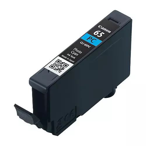 Canon Ink Cartridge Photo Cyan Ink Color 12.6 ml Bottle for PRO-200 Models, CLI-65 PC