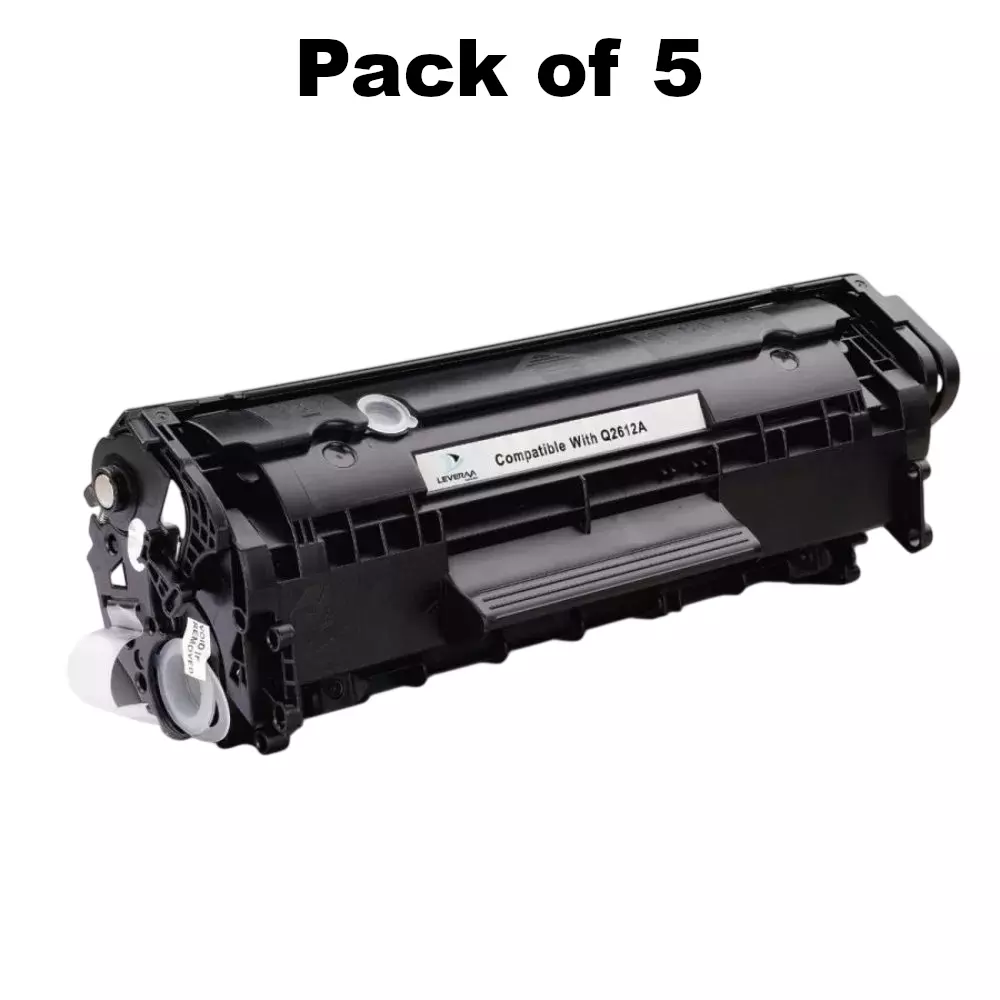 infytone-compatible-toner-cartridge-12a303afx9-black-color-compatible-for-hp-q2612a-pack-of-5