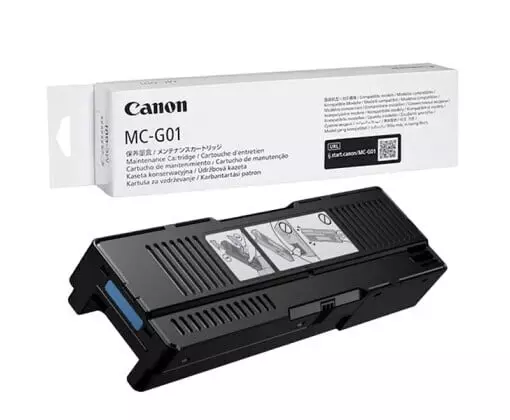 Canon Maintenance Cartridge Bundle Blue Ink Color for GX5070, GX6070, GX7070 Models, MC-G01