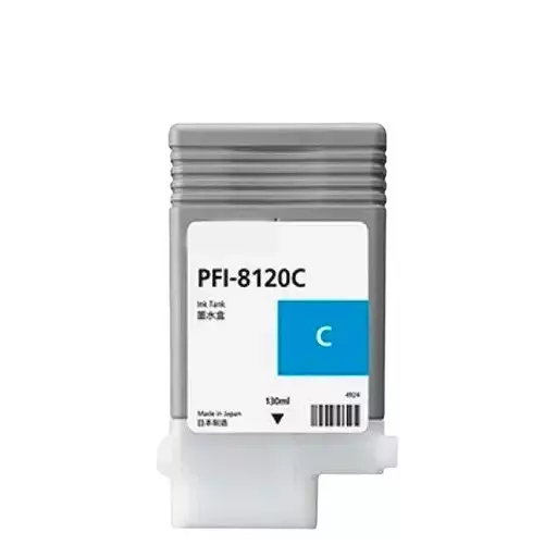 RT PFI 8120 Ink Cartridge Cyan 130 ml Volume for Canon TM5200, TM5205, TM5300, TM5305