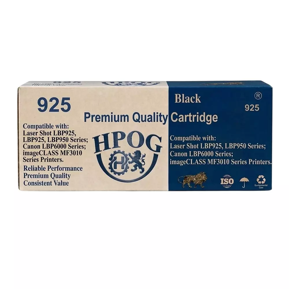 HPOG Toner Catridge Black Ink 2000 Pages Print Capacity for Canon LBP 6000 & imageCLASS MF3010