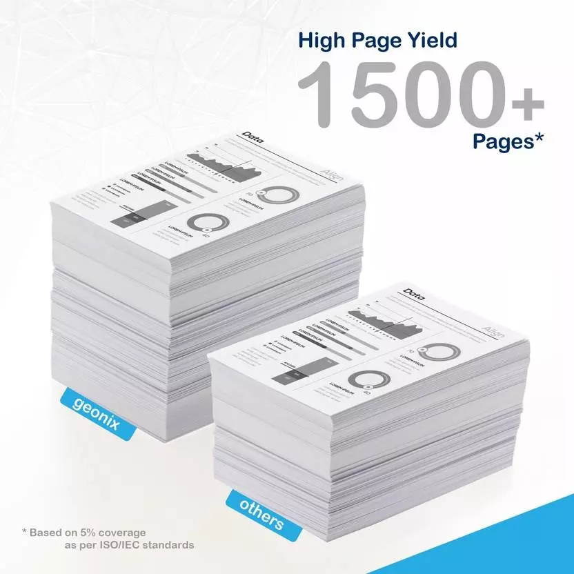 GEONIX 78A Ink Cartridge Black for HP Printers P1566–P1569, P1606DN–P1609DN, M1530, M1536DNF–M1539DNF