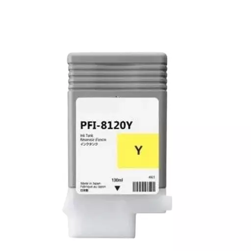 RT PFI 8120 Ink Cartridge Yellow 130 ml Volume for Canon TM5200, TM5205, TM5300, TM5305