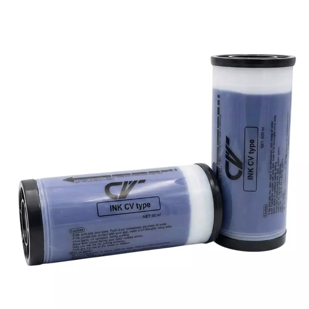 RT CV/CZ 3230 Duplicator Ink Bottle Blue 800 ml Volume for Riso CV 3230/3130/3030 (Pack of 2 Pcs)