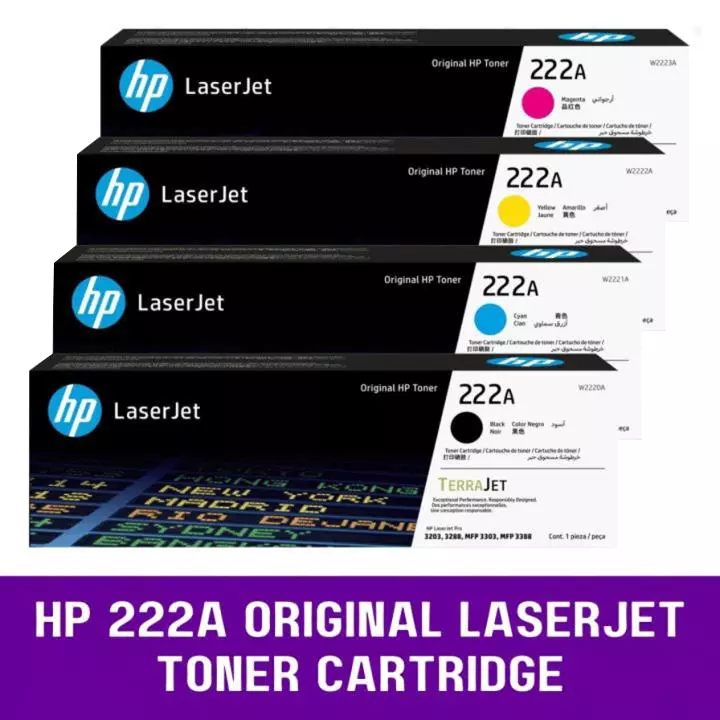 hp-222-toner-cartridge-set-multi-color-black-cyan-magenta-yellow-for-hp-color-laserjet-pro-3203dn-3203dw-mfp-3303fdn-3303fdw-printers-pack-of-4-pcs