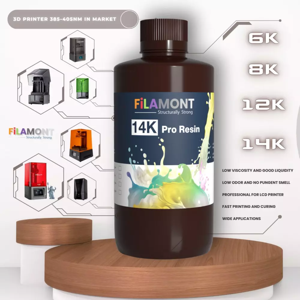 FiLAMONT 14K Pro 3D Printer Resin Skin 60 MPa