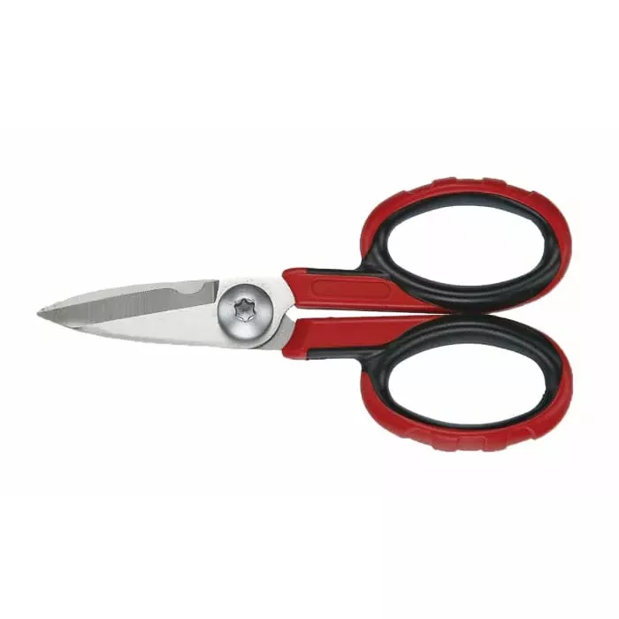 Teng Tools High Carbon Stainless Steel Electricians Scissors, 497