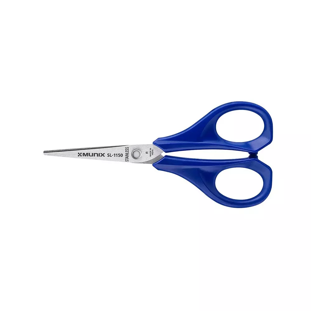 Munix M-Star Scissor Assorted Stainless Steel Pointed Tip for Cutting Paper & Ribbon