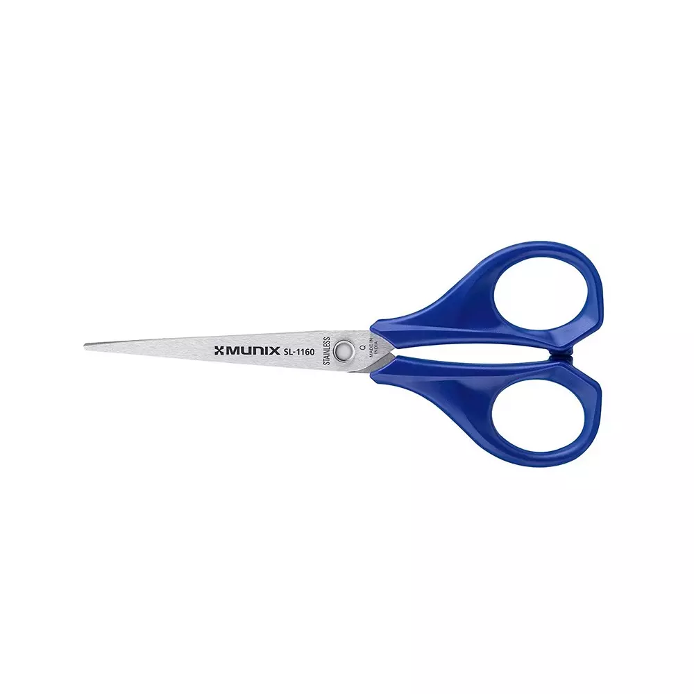 Munix M-Star Scissor Assorted Stainless Steel Pointed Tip for Cutting Paper & Ribbon
