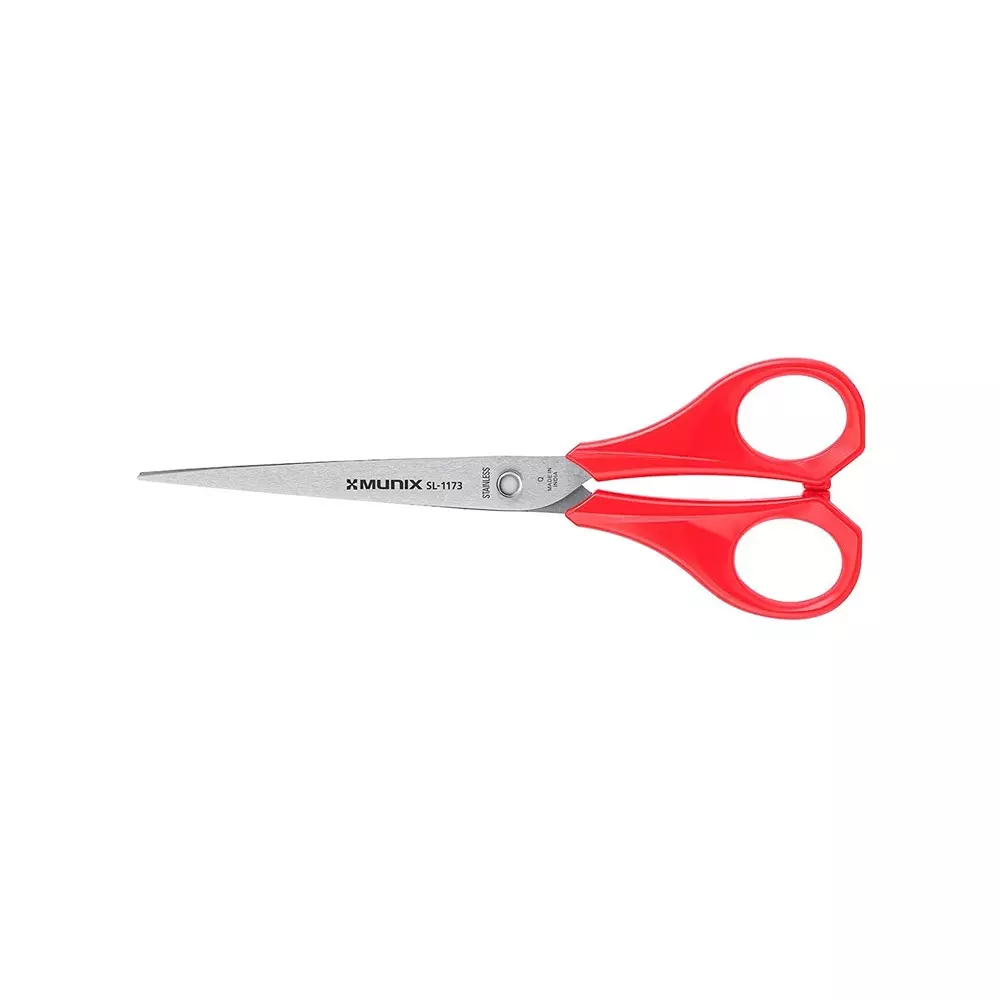 Munix M-Star Scissor Assorted Stainless Steel Pointed Tip for Cutting Paper & Ribbon