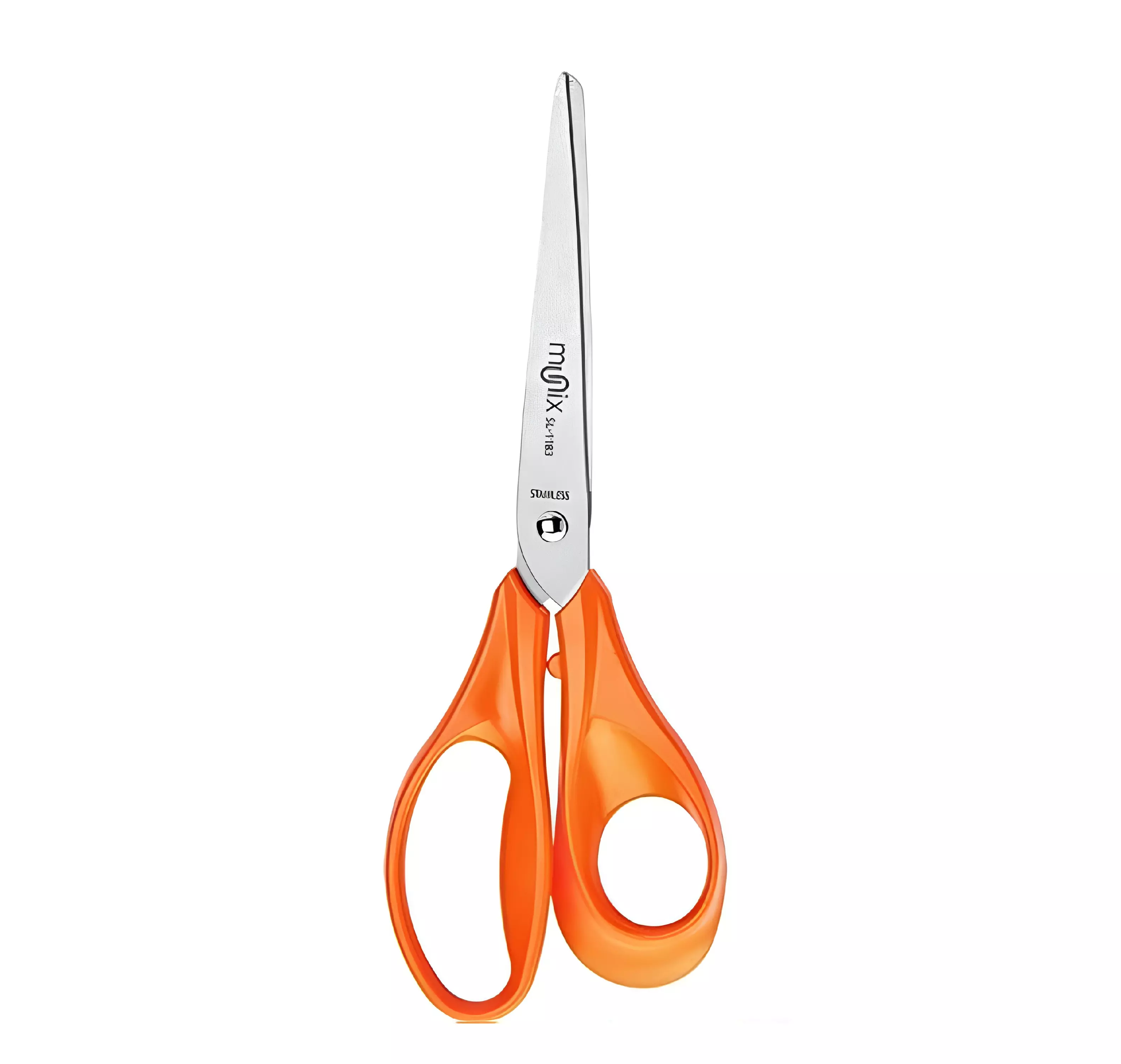 Munix M-Star Scissor Assorted Stainless Steel Pointed Tip for Cutting Paper & Ribbon