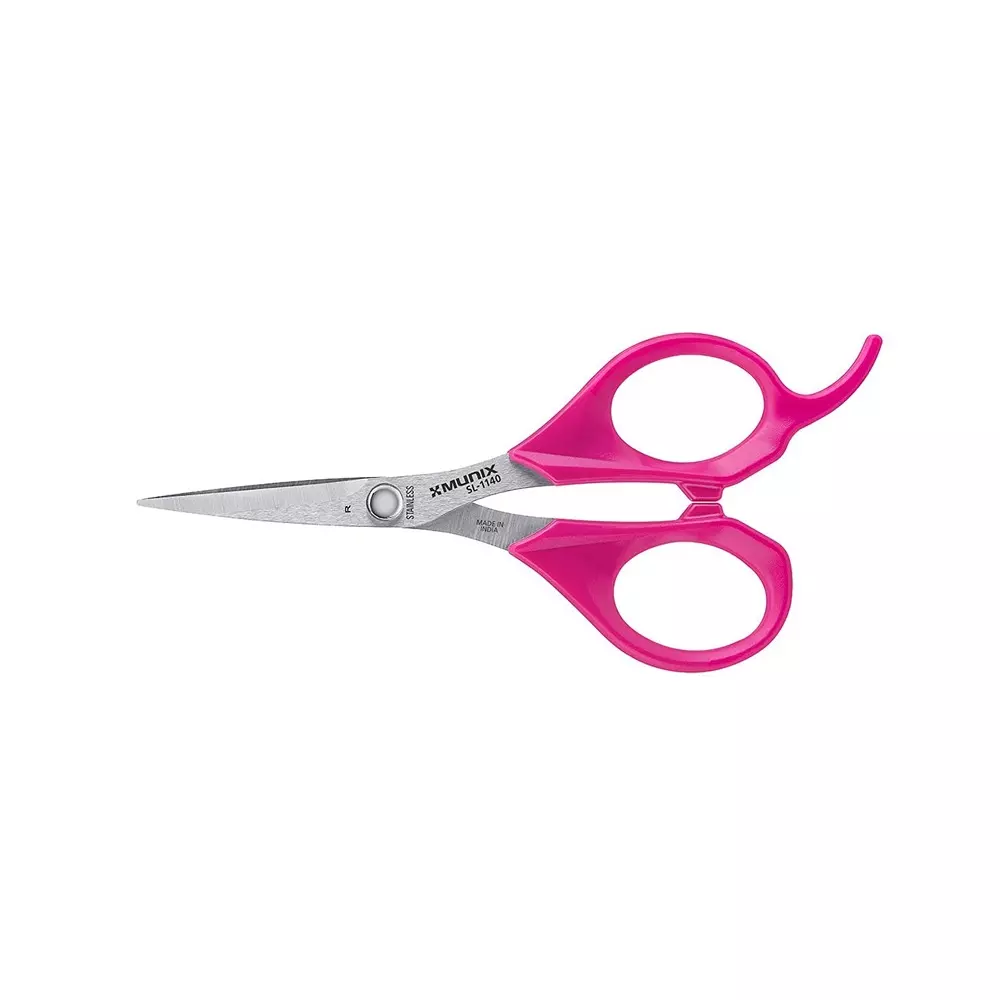 Munix M-Star Scissor Assorted Stainless Steel Pointed Tip for Cutting Paper & Ribbon