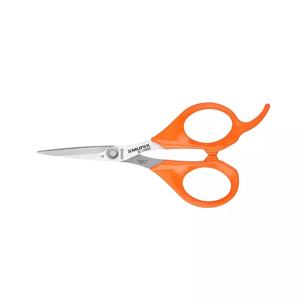 Munix M-Star Scissor Assorted Stainless Steel Pointed Tip for Cutting Paper & Ribbon