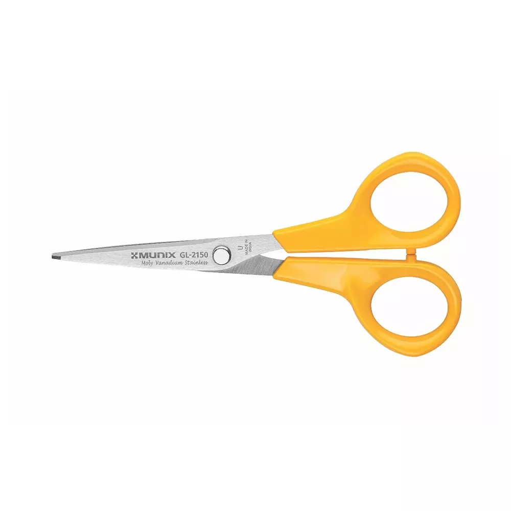 Munix M-Star Scissor Assorted Stainless Steel Pointed Tip for Cutting Paper & Ribbon