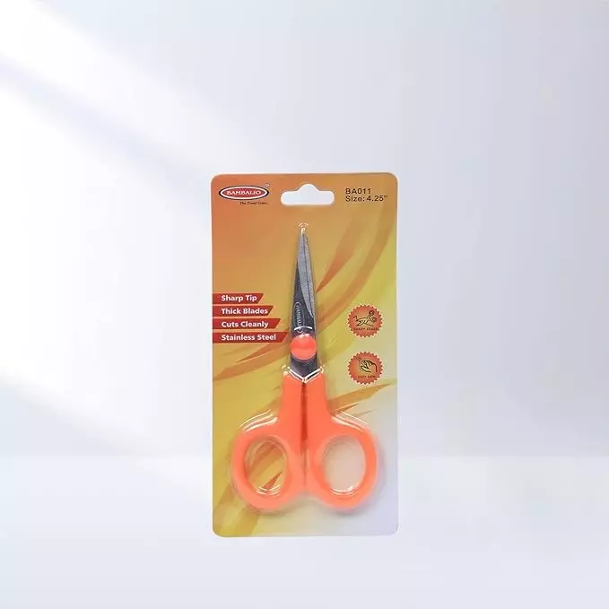 Bambalio Scissor Assorted 2.2 Inch (5.58 cm) Blade Length Plastic & Steel, BA011
