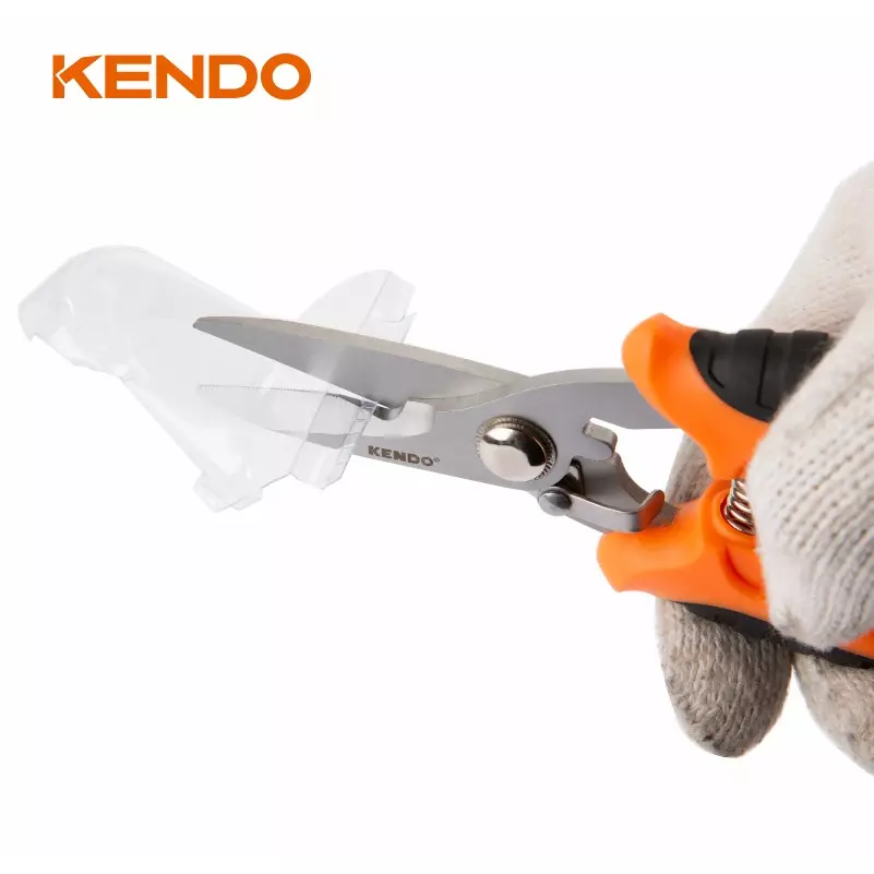 kendo-180-mm-stainless-steel-blade-muti-purpose-scissors-with-wire-cutting-notch-30701