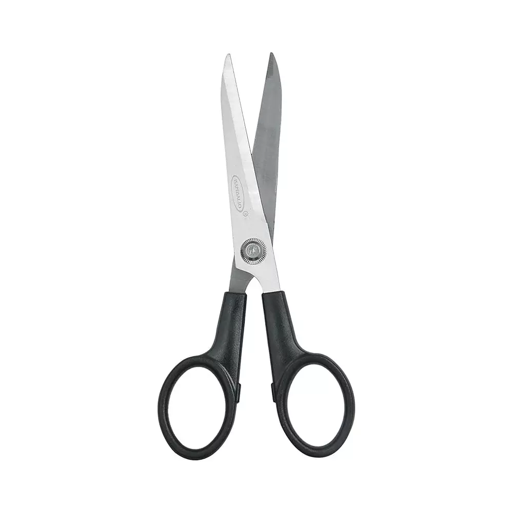 Bambalio Scissor Black & Silver 4.7 Inch (12 cm) Blade Length Plastic & Steel, BA008
