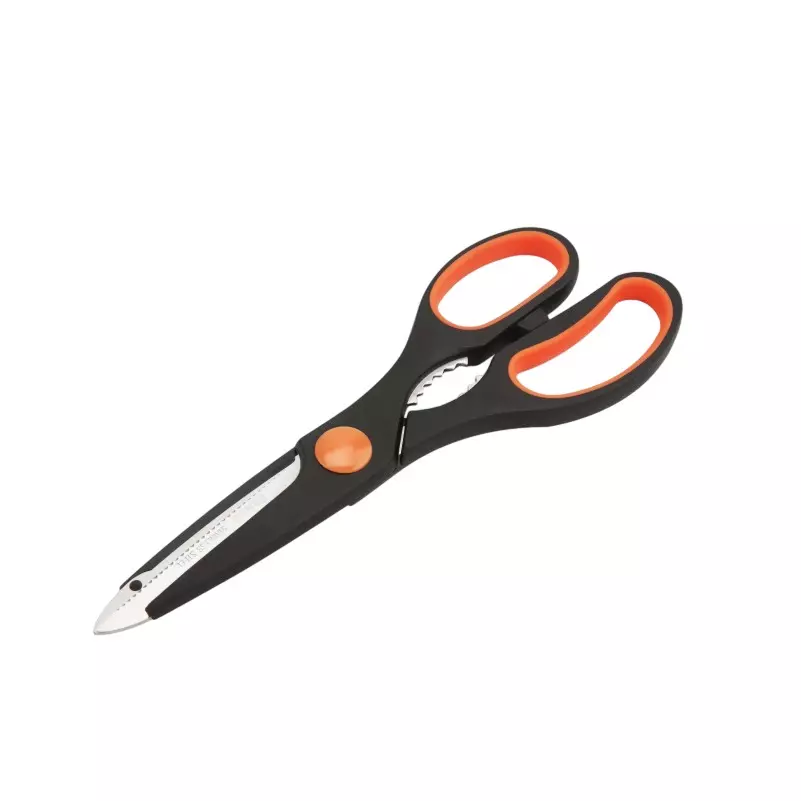 Kendo 205 mm Handy & Robust Kitchen Scissor with Bottle Opener & Nutcracker, 30731
